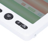 LCD Electronic Alarm Clock Temperature Humidity Monitoring Alarm for Indoor Home UseWhite