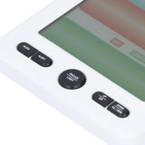 LCD Electronic Alarm Clock Temperature Humidity Monitoring Alarm for Indoor Home UseWhite - Extra Image