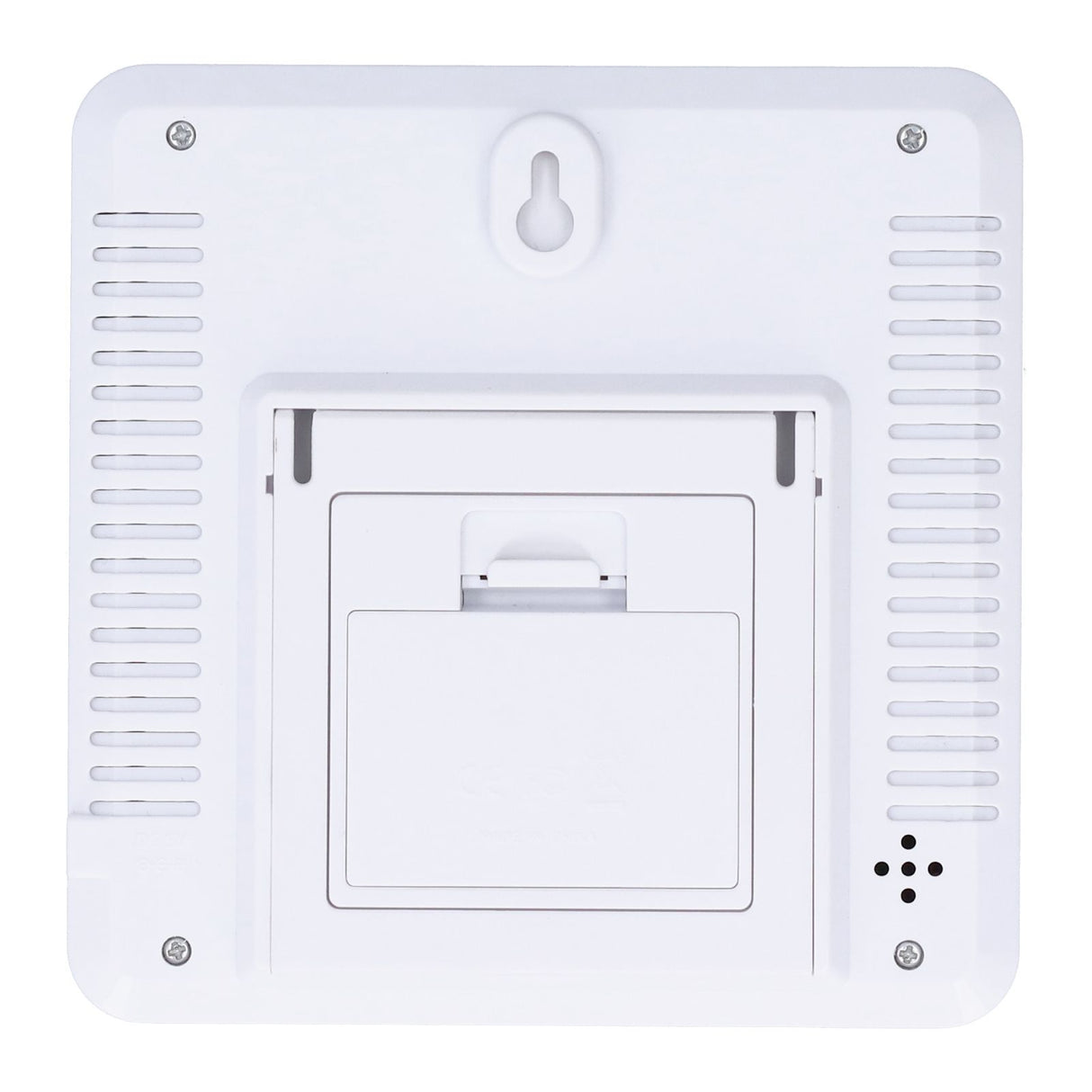 LCD Electronic Alarm Clock Temperature Humidity Monitoring Alarm for Indoor Home UseWhite