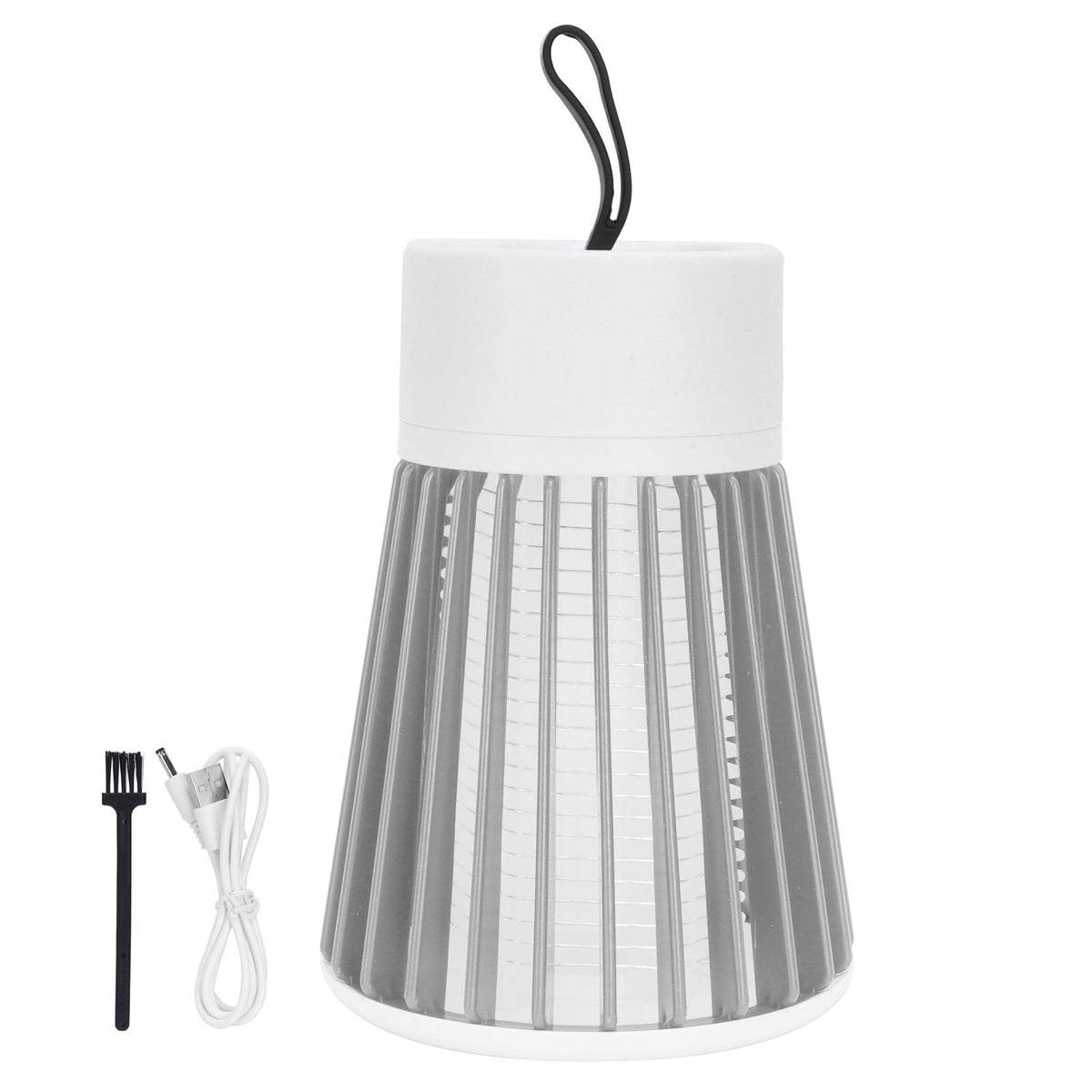 Mosquito Killer Light Handheld Electronic Ultraviolet Mosquito Killer for Home Outdoor UseGray White