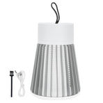 Mosquito Killer Light Handheld Electronic Ultraviolet Mosquito Killer for Home Outdoor UseGray White