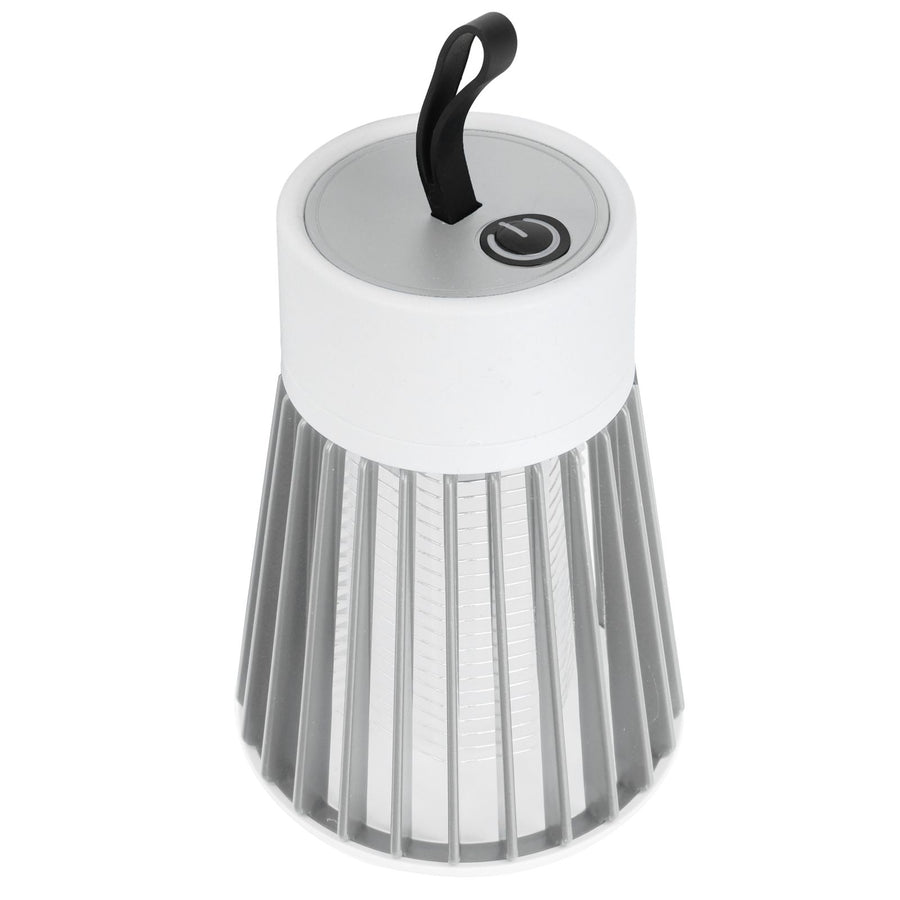 Mosquito Killer Light Handheld Electronic Ultraviolet Mosquito Killer for Home Outdoor UseGray White