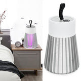 Mosquito Killer Light Handheld Electronic Ultraviolet Mosquito Killer for Home Outdoor UseGray White