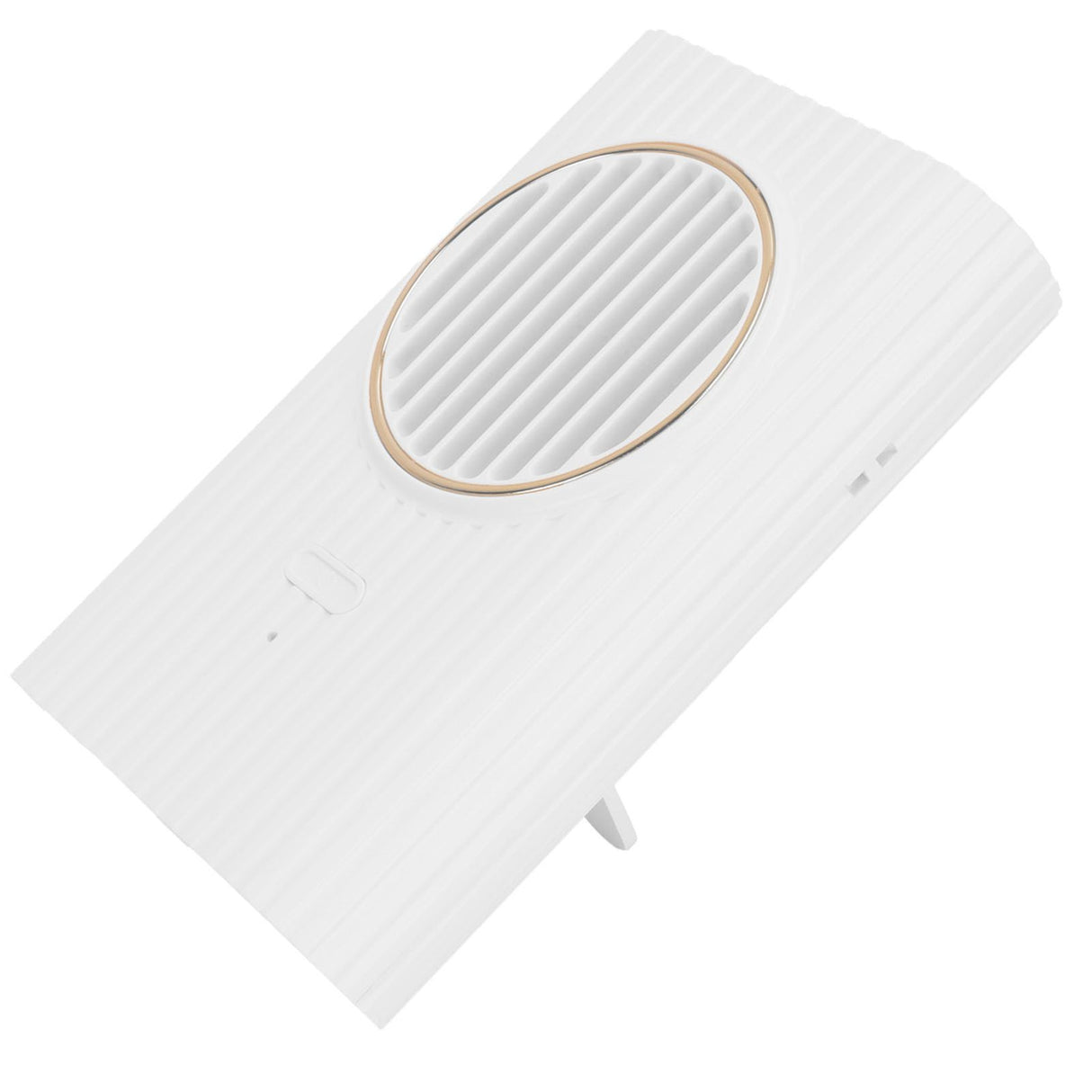 Desktop Hanging Neck Handheld Fan USB Charging Portable Mini Fan for Office BedroomWhite