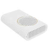 Desktop Hanging Neck Handheld Fan USB Charging Portable Mini Fan for Office BedroomWhite - Top-Down View
