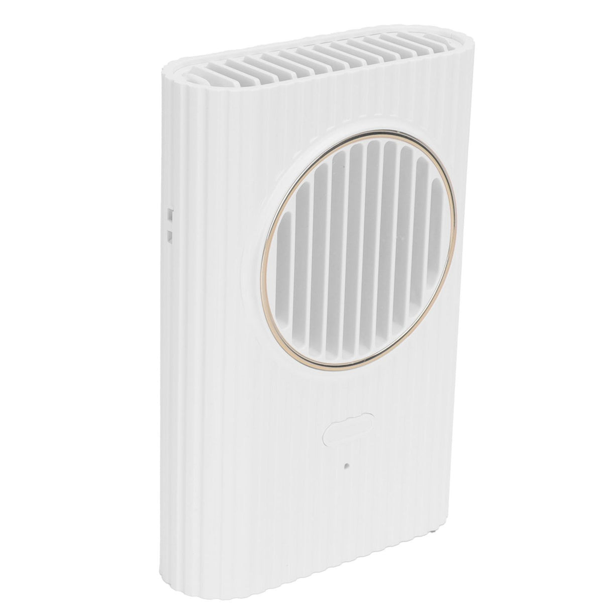 Desktop Hanging Neck Handheld Fan USB Charging Portable Mini Fan for Office BedroomWhite