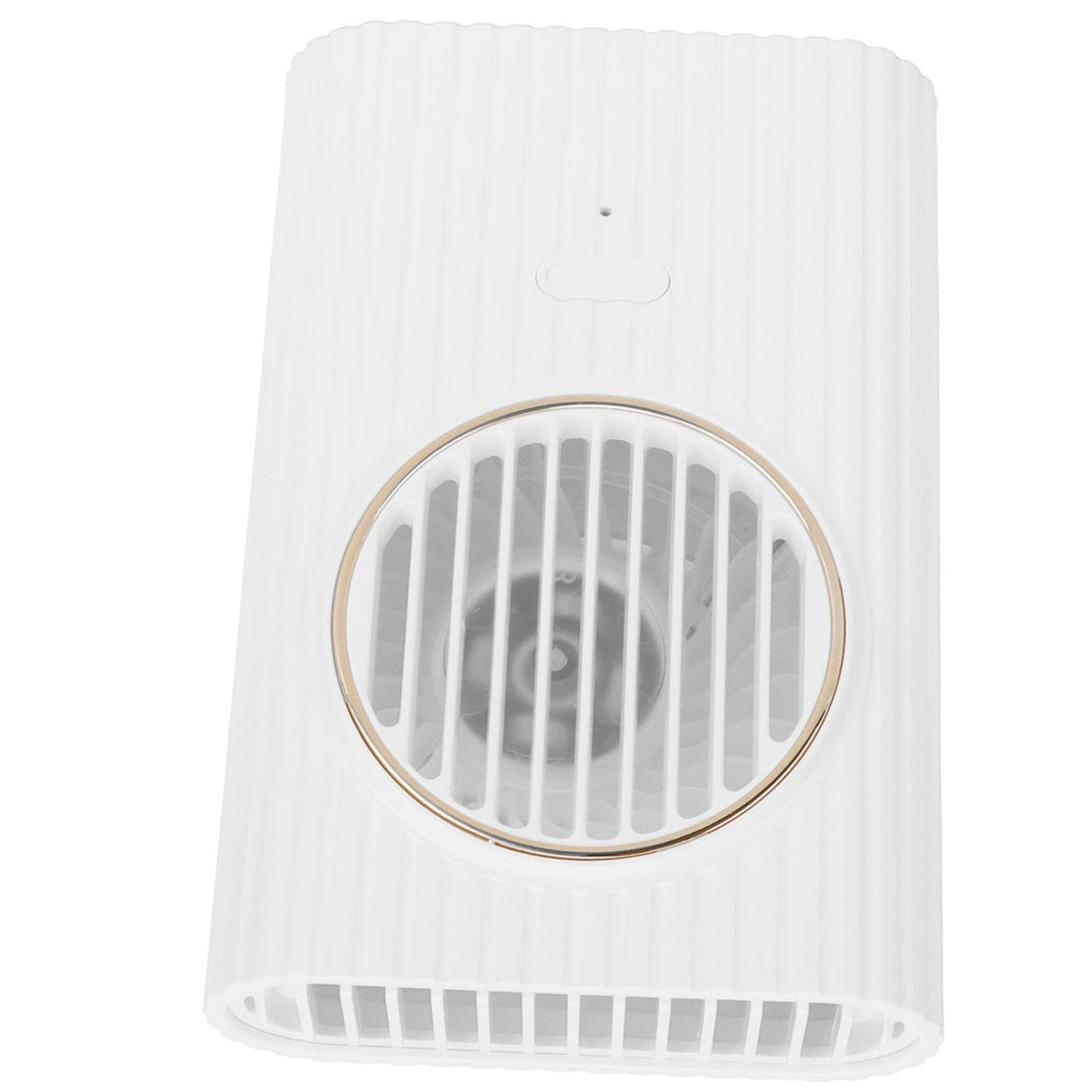 Desktop Hanging Neck Handheld Fan USB Charging Portable Mini Fan for Office BedroomWhite