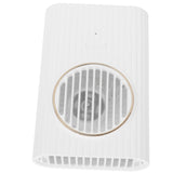 Desktop Hanging Neck Handheld Fan USB Charging Portable Mini Fan for Office BedroomWhite - Low Angle