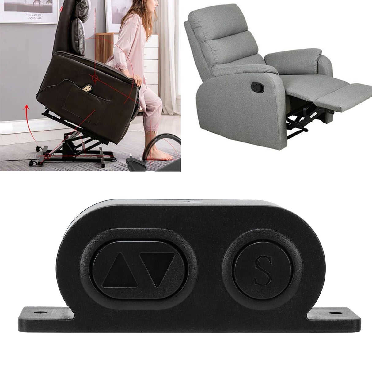Electric Lift Controller 5 Pin Adjustable Children Table Sofa Control Switch for Home Appliance