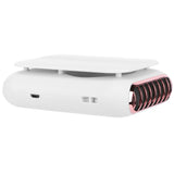 USB Charging Silent Neck Fan Portable Handheld Electric Fan for Outdoor Desktop HomeWhite - 45-Degree Angle