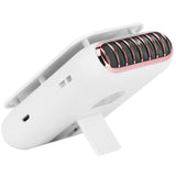 USB Charging Silent Neck Fan Portable Handheld Electric Fan for Outdoor Desktop HomeWhite