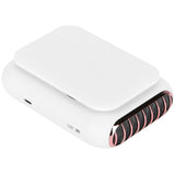 USB Charging Silent Neck Fan Portable Handheld Electric Fan for Outdoor Desktop HomeWhite - Low Angle