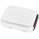 USB Charging Silent Neck Fan Portable Handheld Electric Fan for Outdoor Desktop HomeWhite - Extra Image