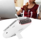 USB Charging Silent Neck Fan Portable Handheld Electric Fan for Outdoor Desktop HomeWhite - Extra Image