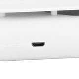 USB Charging Silent Neck Fan Portable Handheld Electric Fan for Outdoor Desktop HomeWhite - Extra Image
