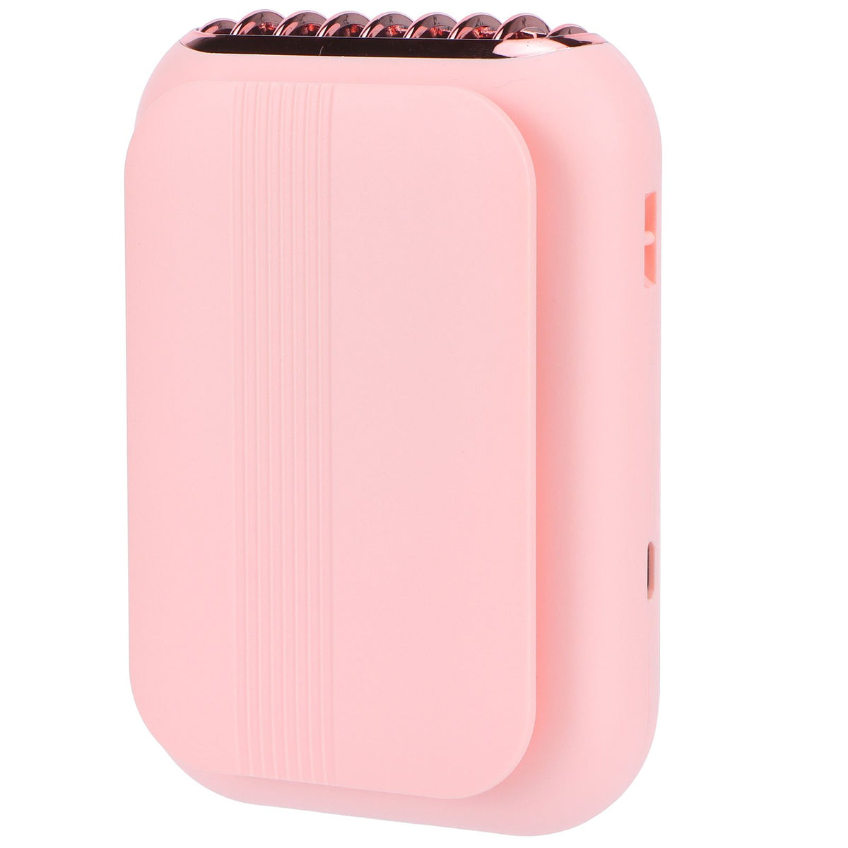 USB Charging Silent Neck Fan Portable Handheld Electric Fan for Outdoor Desktop HomePink