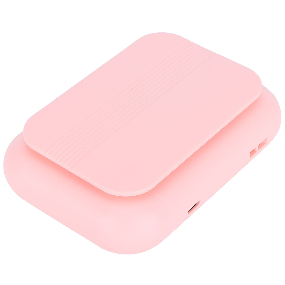 USB Charging Silent Neck Fan Portable Handheld Electric Fan for Outdoor Desktop HomePink