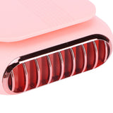 USB Charging Silent Neck Fan Portable Handheld Electric Fan for Outdoor Desktop HomePink - Extra Image