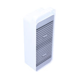 Double Fan Blade Rotating Fan USB Charging Desktop Electric Fan for Office Home DormitoryWhite