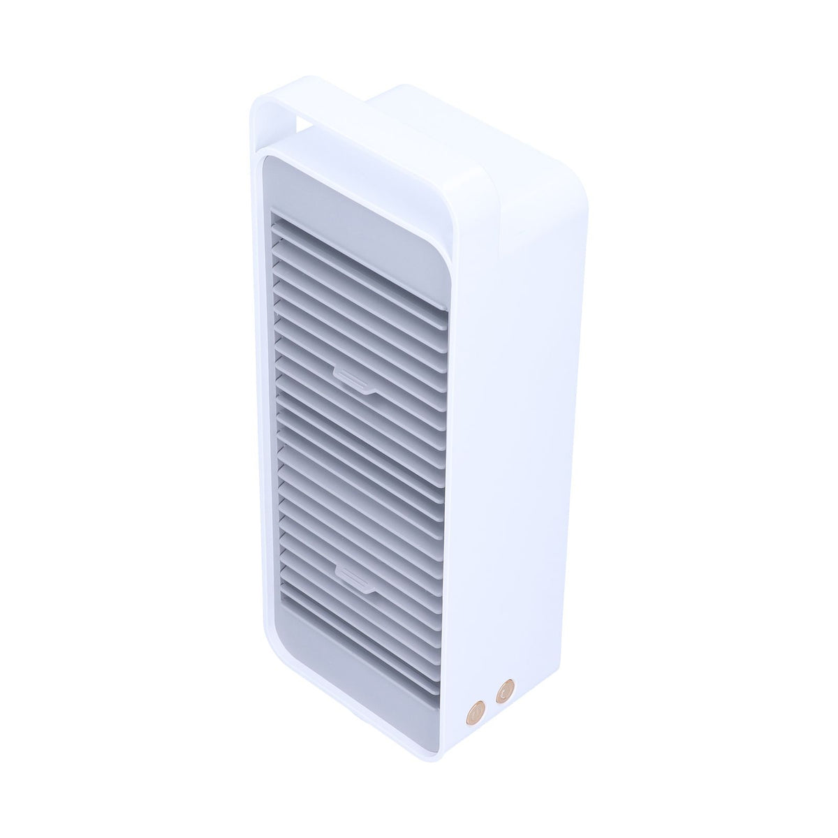 Double Fan Blade Rotating Fan USB Charging Desktop Electric Fan for Office Home DormitoryWhite