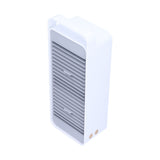 Double Fan Blade Rotating Fan USB Charging Desktop Electric Fan for Office Home DormitoryWhite