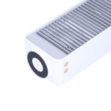Double Fan Blade Rotating Fan USB Charging Desktop Electric Fan for Office Home DormitoryWhite