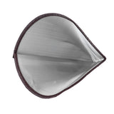 Stainless Steel Coffee Filter Reusable Foldable Coffee Cone Filter Strainer Bag 2-4 Cup - Close-Up Angle