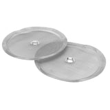 2PCS 100 Mesh Stainless Steel Filter Screen Replacement for Coffee Press Accessory - Top-Down View