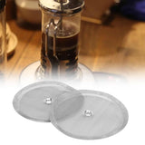 2PCS 100 Mesh Stainless Steel Filter Screen Replacement for Coffee Press Accessory