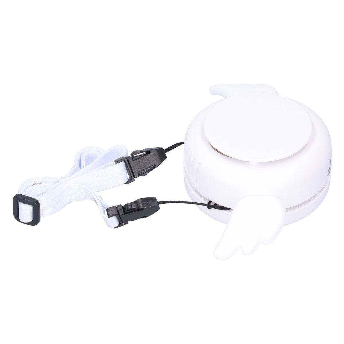 Adjustable USB Charging Electric Fan Portable Hanging Neck No‑Blade Electric Fan for Home OutdoorWhite