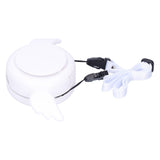 Adjustable USB Charging Electric Fan Portable Hanging Neck No‑Blade Electric Fan for Home OutdoorWhite - Extra Image
