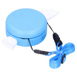 Adjustable USB Charging Electric Fan Portable Hanging Neck No‑Blade Electric Fan for Home OutdoorBlue - Extra Image