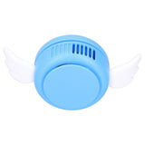 Adjustable USB Charging Electric Fan Portable Hanging Neck No‑Blade Electric Fan for Home OutdoorBlue