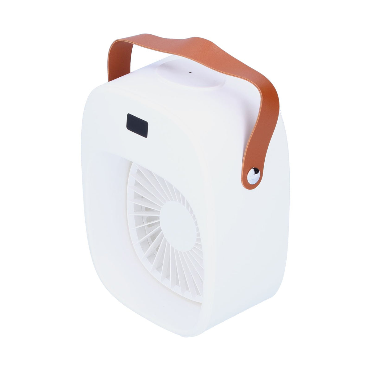 Adjustable Electric Fan Portable Spray Humidification Electric Fan for Home Outdoor DormitoryWhite