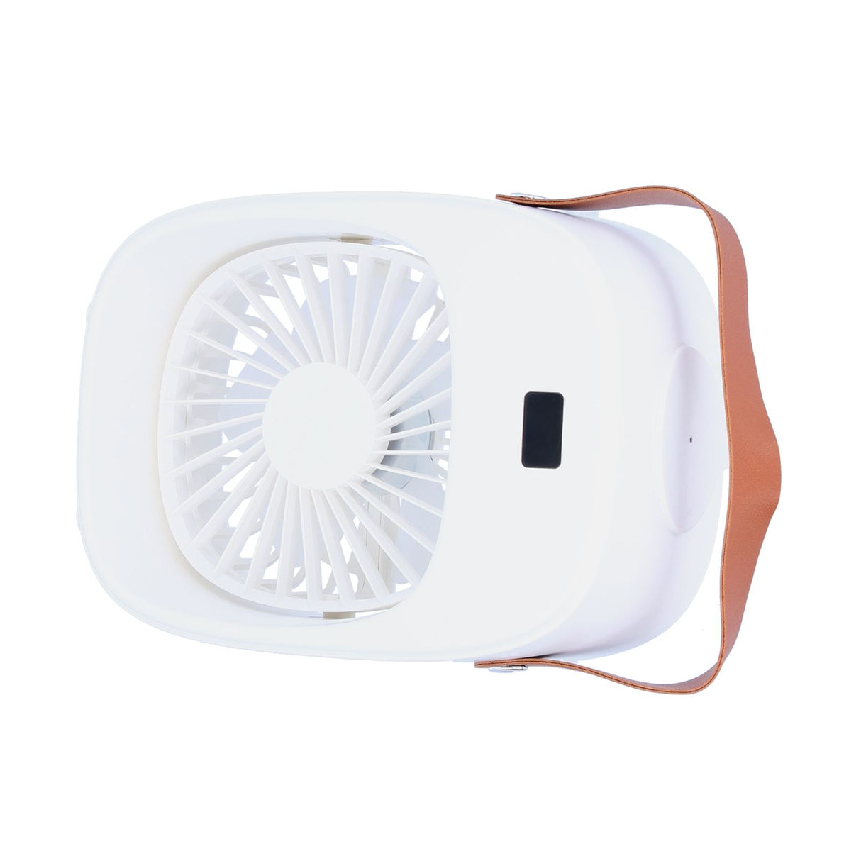 Adjustable Electric Fan Portable Spray Humidification Electric Fan for Home Outdoor DormitoryWhite