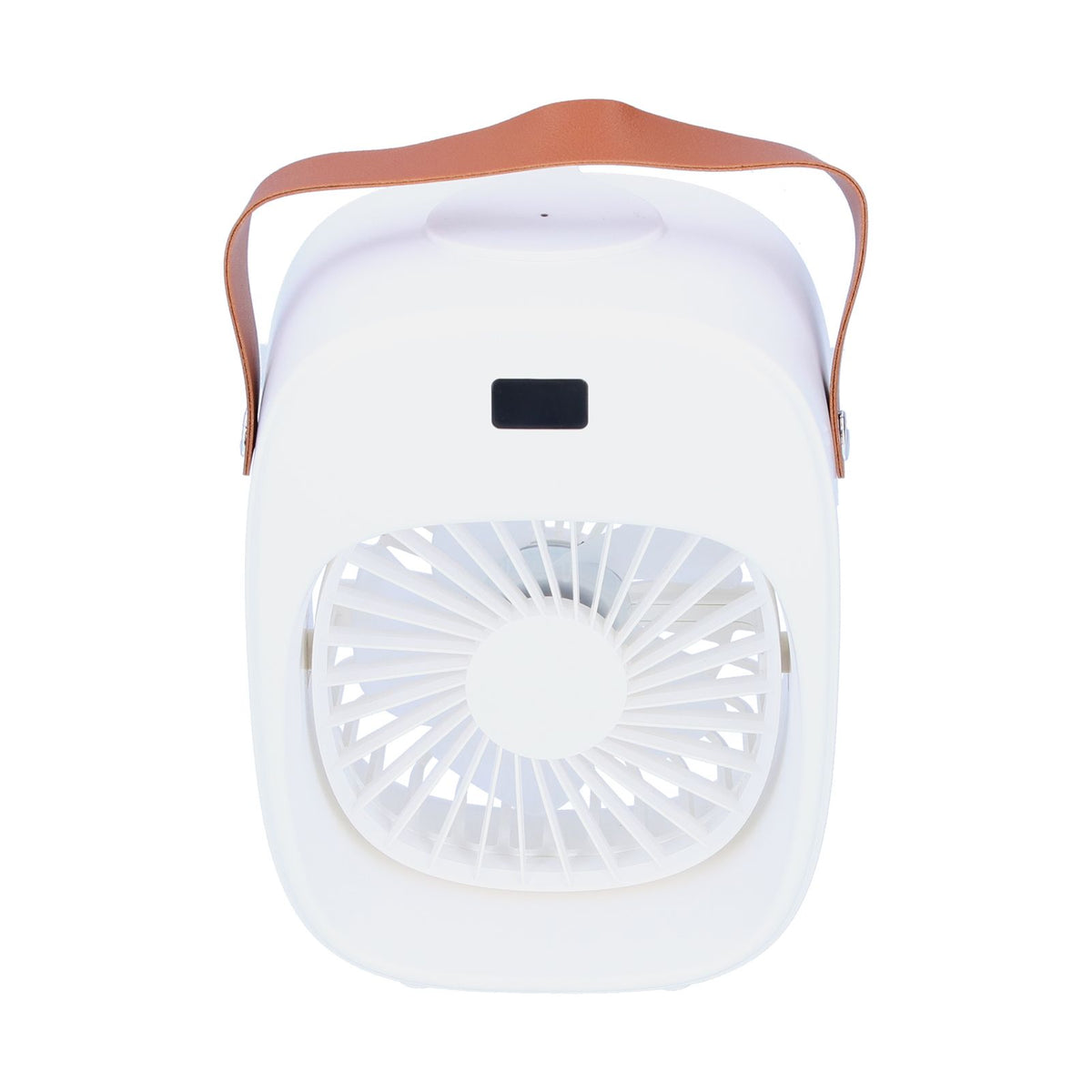 Adjustable Electric Fan Portable Spray Humidification Electric Fan for Home Outdoor DormitoryWhite