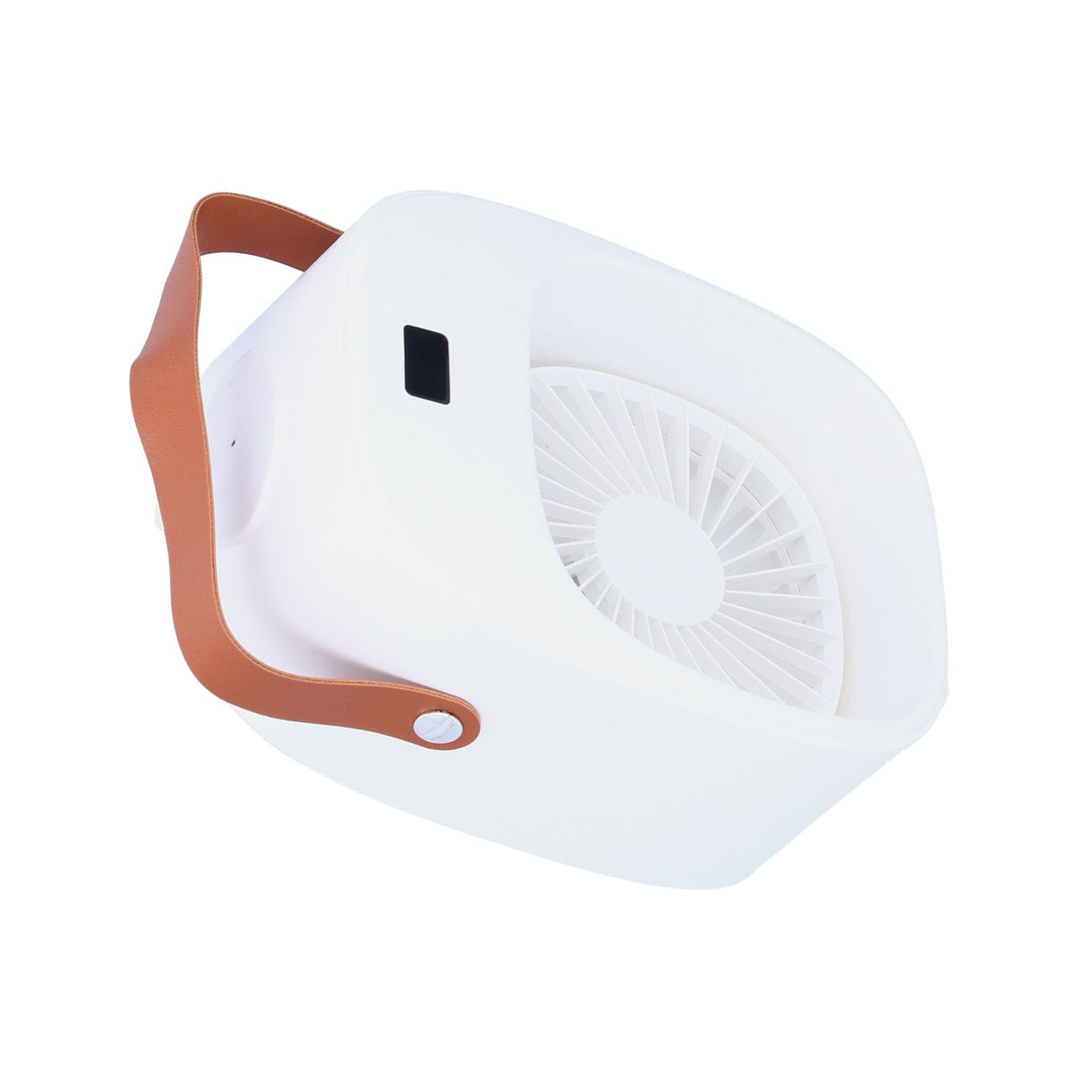 Adjustable Electric Fan Portable Spray Humidification Electric Fan for Home Outdoor DormitoryWhite