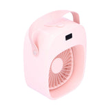 Adjustable Electric Fan Portable Spray Humidification Electric Fan for Home Outdoor DormitoryPink - 45-Degree Angle