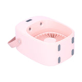 Adjustable Electric Fan Portable Spray Humidification Electric Fan for Home Outdoor DormitoryPink - Close-Up Angle
