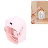 Adjustable Electric Fan Portable Spray Humidification Electric Fan for Home Outdoor DormitoryPink