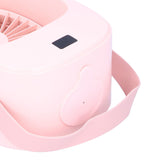 Adjustable Electric Fan Portable Spray Humidification Electric Fan for Home Outdoor DormitoryPink - Extra Image