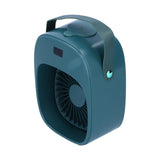 Adjustable Electric Fan Portable Spray Humidification Electric Fan for Home Outdoor DormitoryGreen
