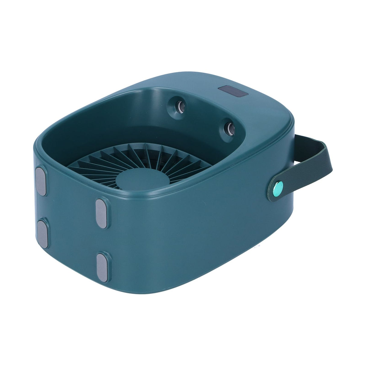 Adjustable Electric Fan Portable Spray Humidification Electric Fan for Home Outdoor DormitoryGreen