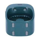 Adjustable Electric Fan Portable Spray Humidification Electric Fan for Home Outdoor DormitoryGreen