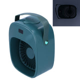 Adjustable Electric Fan Portable Spray Humidification Electric Fan for Home Outdoor DormitoryGreen - Extra Image