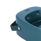 Adjustable Electric Fan Portable Spray Humidification Electric Fan for Home Outdoor DormitoryGreen - Extra Image