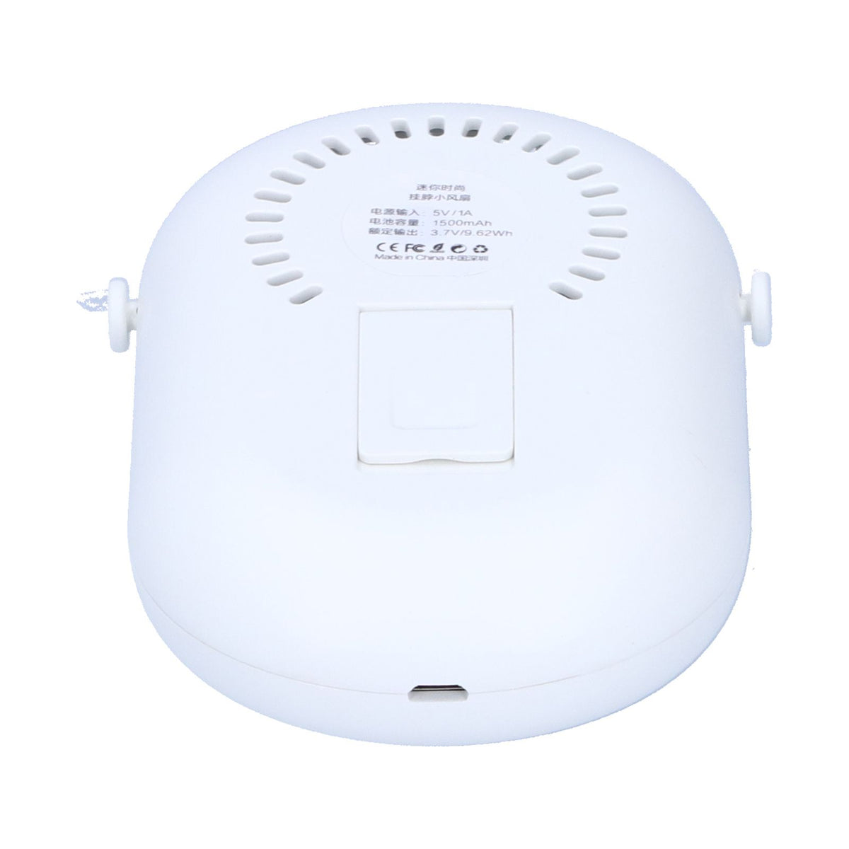 Portable Handheld Electric Fan Mini Compact Neck Hanging Fan for Summer Home Office UseWhite
