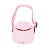 Neck Hanging Fan Mini Small Portable Silent Handheld Electric Fan for Home Office OutdoorPink - Rear View