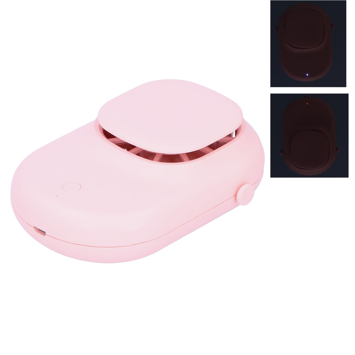Neck Hanging Fan Mini Small Portable Silent Handheld Electric Fan for Home Office OutdoorPink