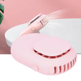 Neck Hanging Fan Mini Small Portable Silent Handheld Electric Fan for Home Office OutdoorPink